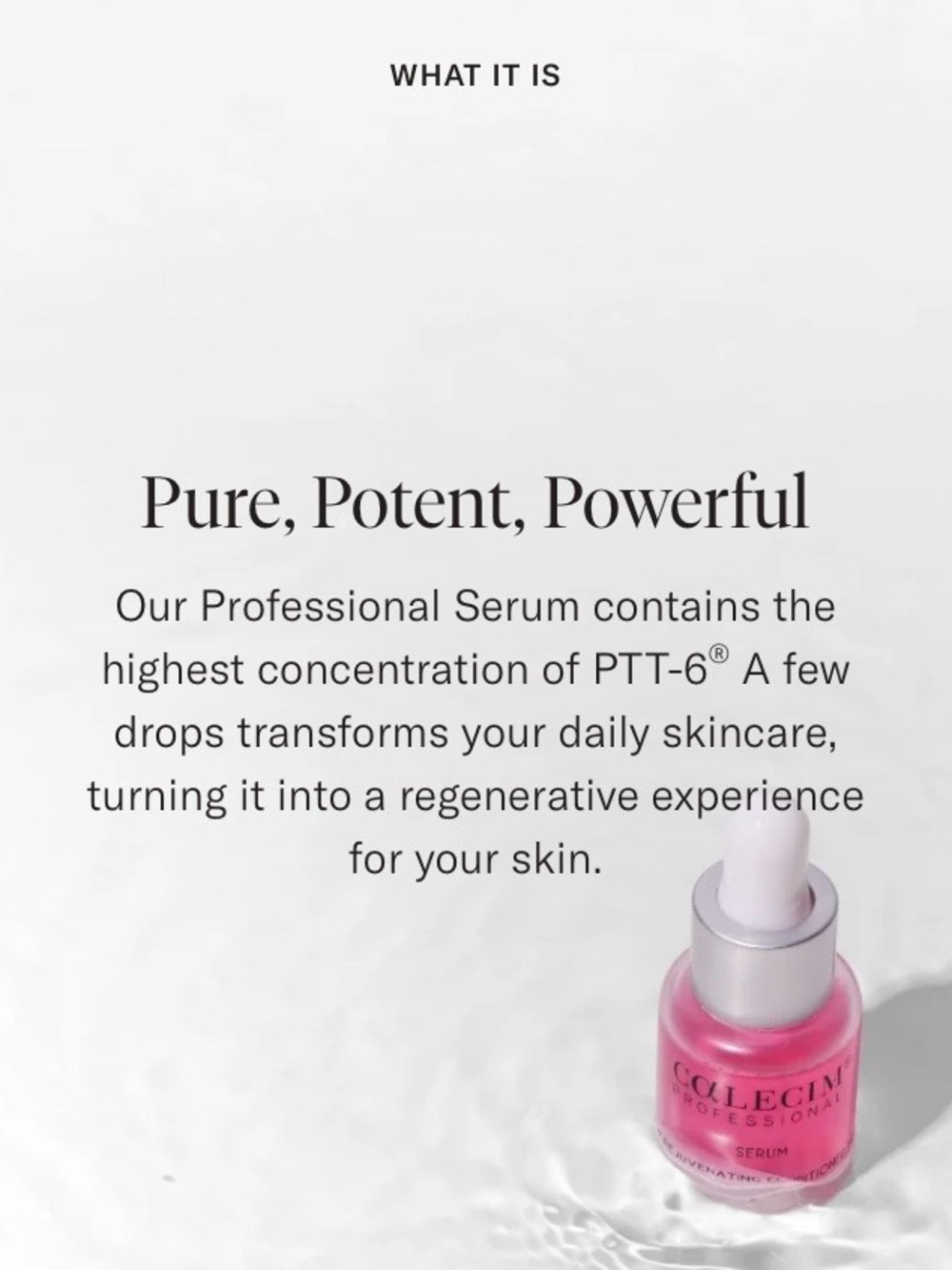 Calecim Professional PTT-6 Serum w/ Mini’s inc Eye Cream - Picture 5 of 15